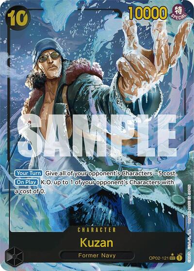 Kuzan (OP02-121) (Alternate Art)