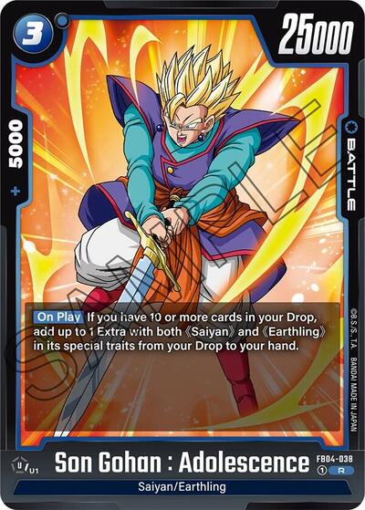 Son Gohan : Adolescence - FB04-038