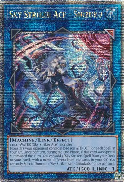 Sky Striker Ace - Shizuku (Alternate Art) (Quarter Century Secret Rare)