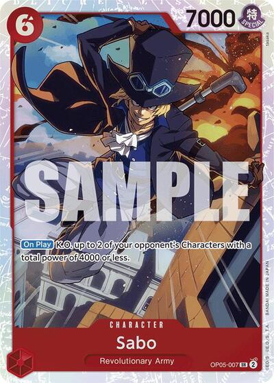 Sabo (OP05-007) (Reprint)