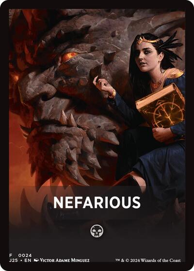 Nefarious Theme Card