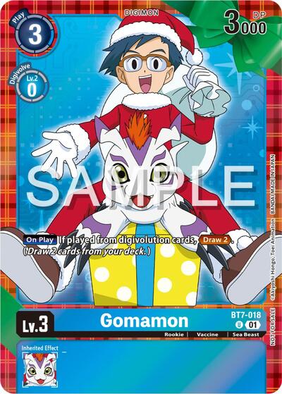 Gomamon (Winter Holiday Event 2024)