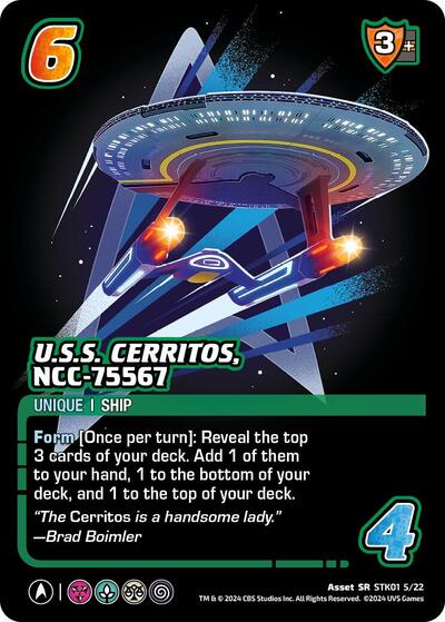 U.S.S. Cerritos, NCC-75567 (STK01 5/22)