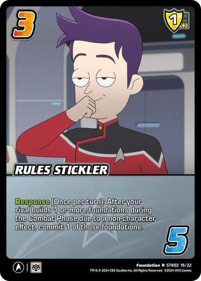 Rules Stickler
