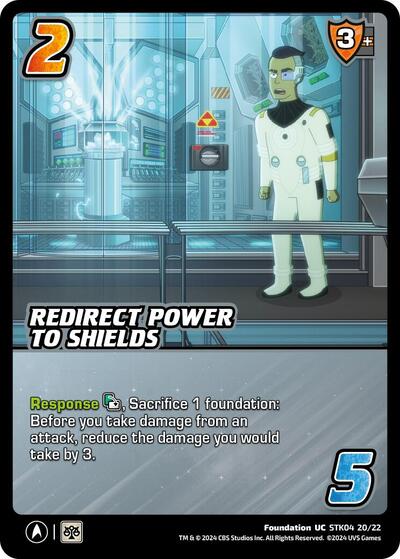 Redirect Power to Shields