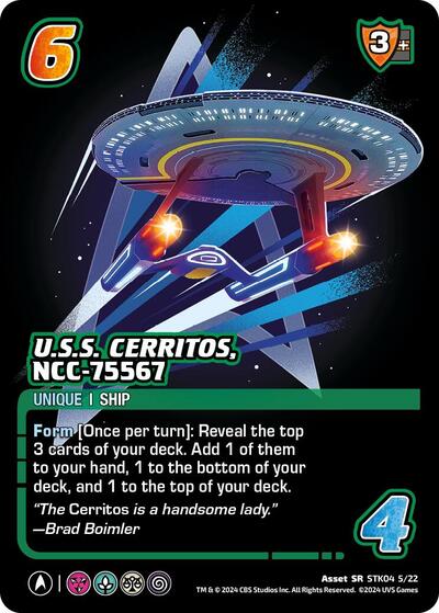 U.S.S. Cerritos, NCC-75567 (STK04 5/22)