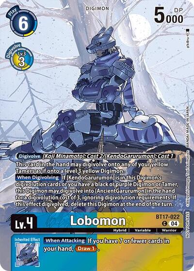 Lobomon (Legend Pack 2024 Box Topper)