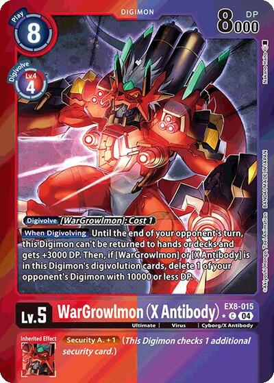 WarGrowlmon (X Antibody) (Limited Foil)