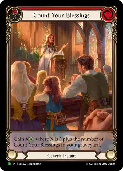 Count Your Blessings (Red) - LGS357