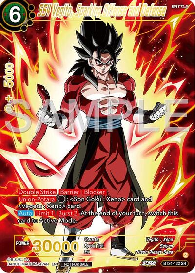 SS4 Vegito, Sparking Offense and Defense (Championship 2024 Finals Pack) (Gold Stamped)
