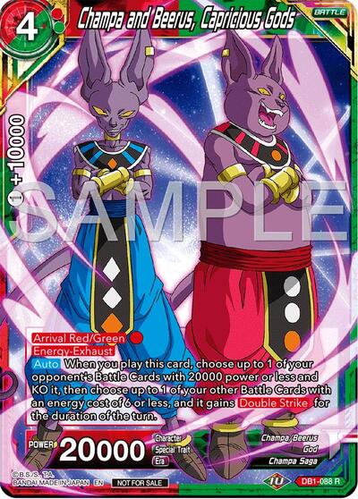 Champa and Beerus, Capricious Gods (Championship 2024 Finals Pack)