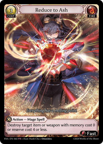 Reduce to Ash