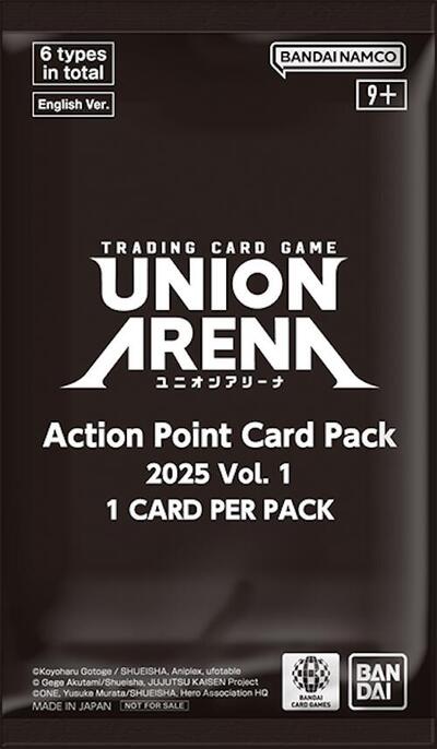 Union Arena Action Point Card Pack 2025 Vol. 1