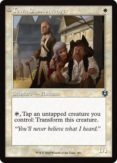 Town Gossipmonger (Retro Frame)