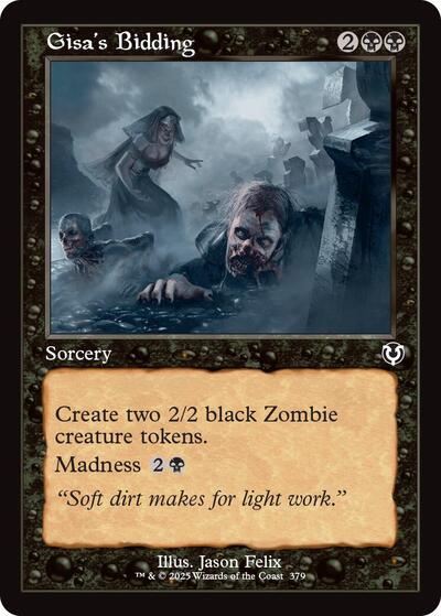 Gisa's Bidding (Retro Frame)