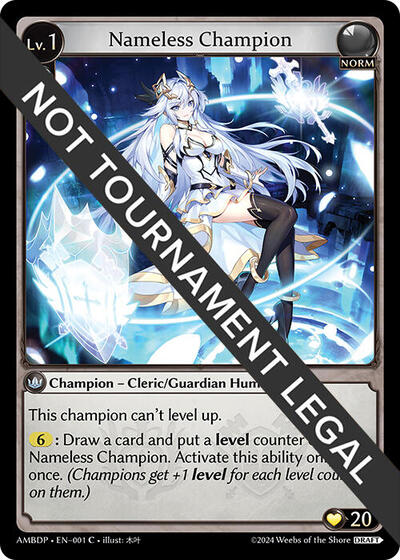 Nameless Champion (Cleric/Guardian)