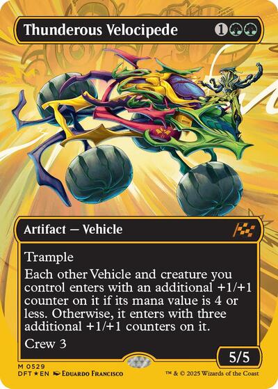 Thunderous Velocipede (Borderless) (First-Place Foil)