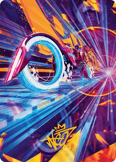 Spotcycle Scouter Art Card (Gold-Stamped Signature)