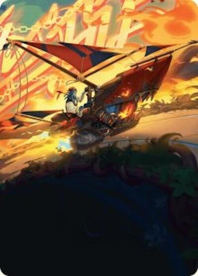 Boosted Sloop Art Card