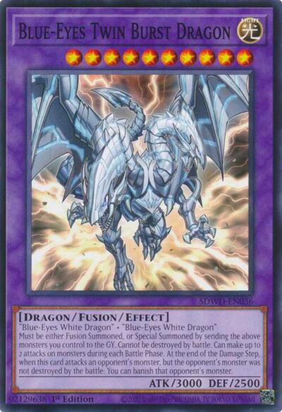 Blue-Eyes Twin Burst Dragon