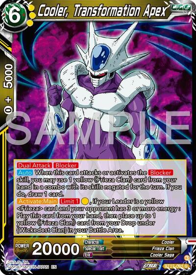 Cooler, Transformation Apex
