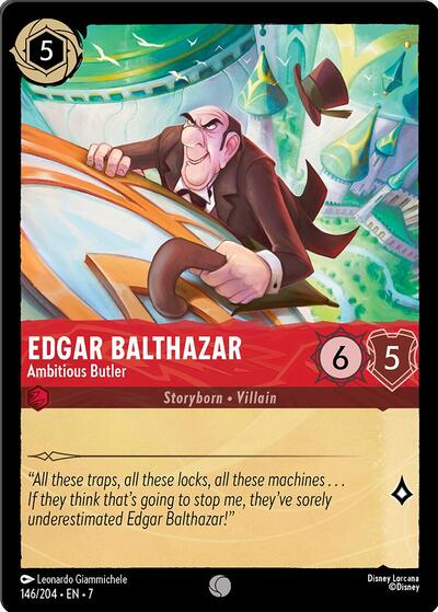 Edgar Balthazar - Ambitious Butler