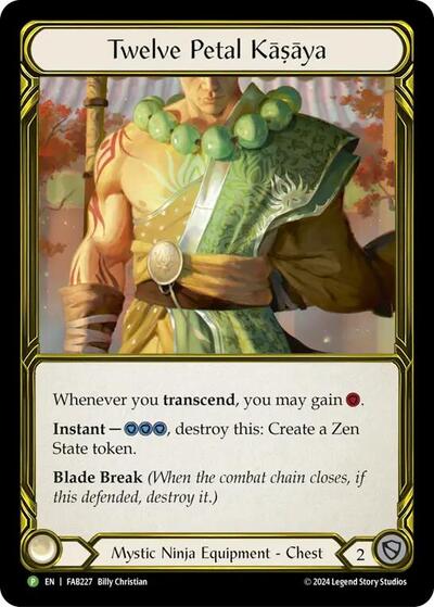 Twelve Petal Kasaya (Golden) - FAB227