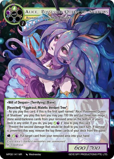 Alice, Possessed Queen of Shadows