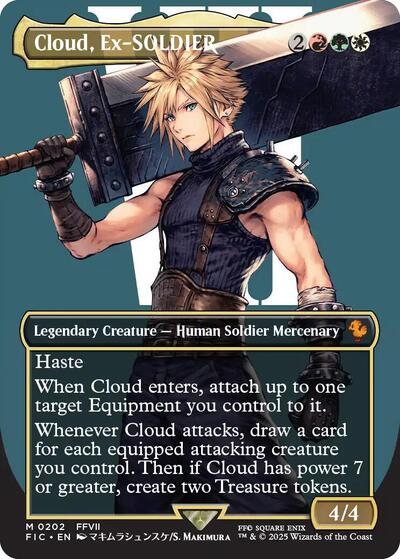 Cloud, Ex-SOLDIER (Borderless)