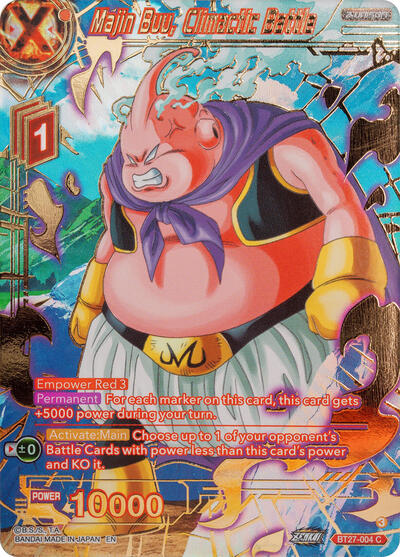 Majin Buu, Climactic Battle (Gold-Stamped)