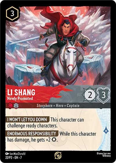 Li Shang - Newly Promoted