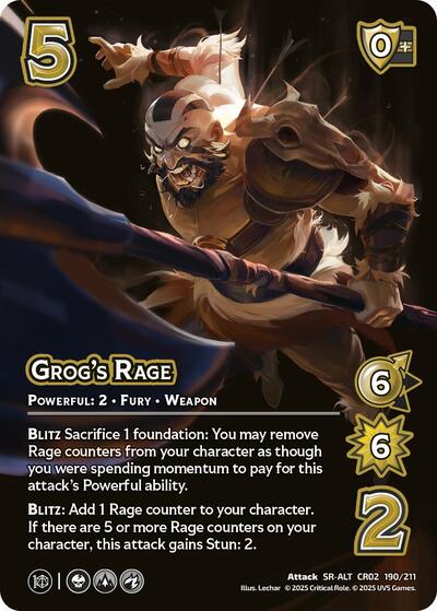 Grog's Rage (Alternate Art)