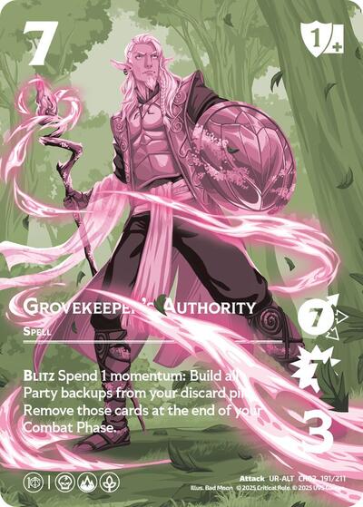 Grovekeeper's Authority (Alternate Art)