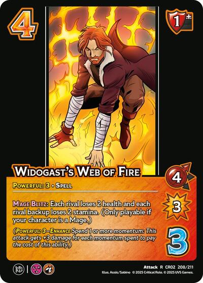 Widogast's Web of Fire
