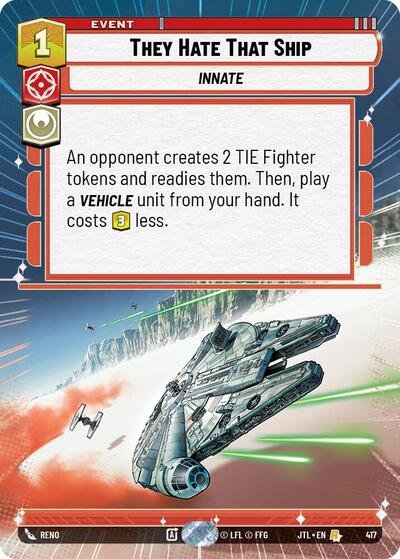 They Hate That Ship (Hyperspace)