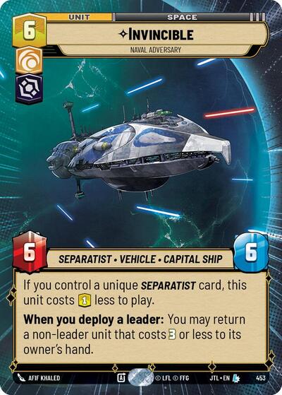 Invincible - Naval Adversary (Hyperspace)