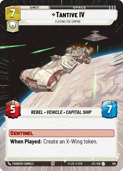 Tantive IV - Fleeing the Empire (Hyperspace)
