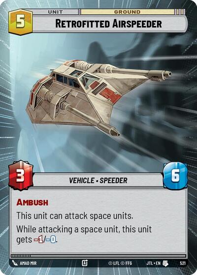 Retrofitted Airspeeder (Hyperspace)