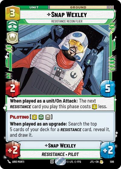 Snap Wexley - Resistance Recon Flier (Foil)