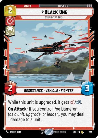 Black One - Straight At Them (Foil)