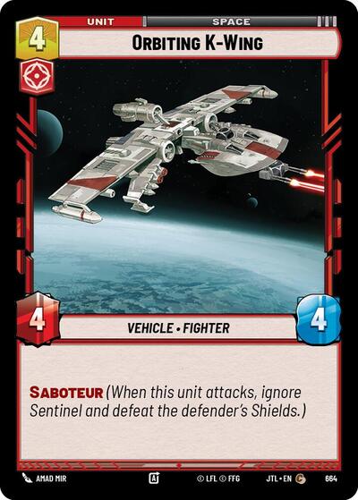 Orbiting K-Wing (Foil)