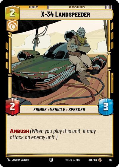 X-34 Landspeeder (Foil)