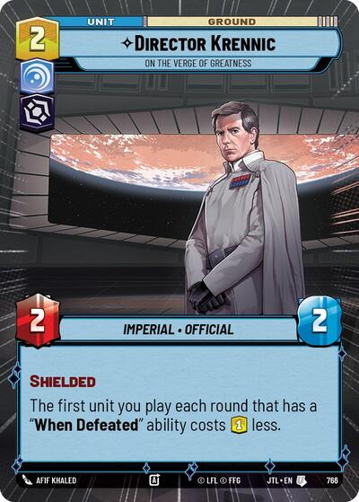 Director Krennic - On the Verge of Greatness (Hyperspace Foil)