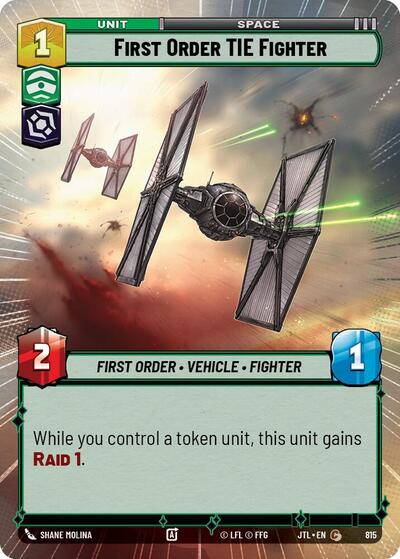 First Order TIE Fighter (Hyperspace Foil)