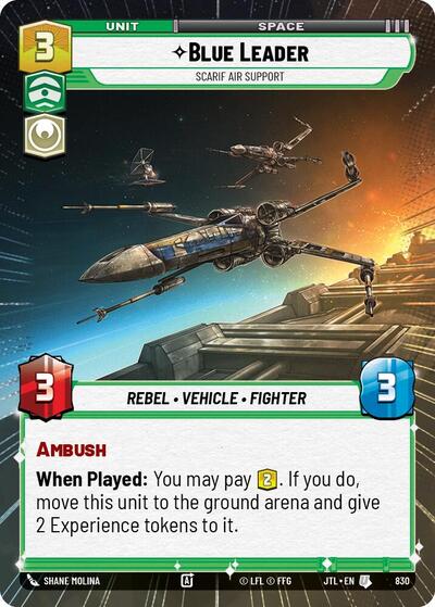 Blue Leader - Scarif Air Support (Hyperspace Foil)