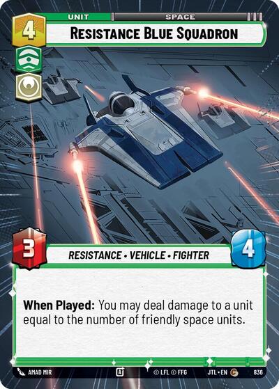 Resistance Blue Squadron (Hyperspace Foil)