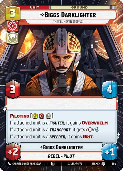 Biggs Darklighter - They'll Never Stop Us (Hyperspace Foil)