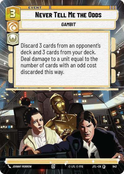 Never Tell Me the Odds (Hyperspace Foil)