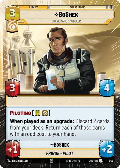 BoShek - Charismatic Smuggler (Hyperspace Foil)