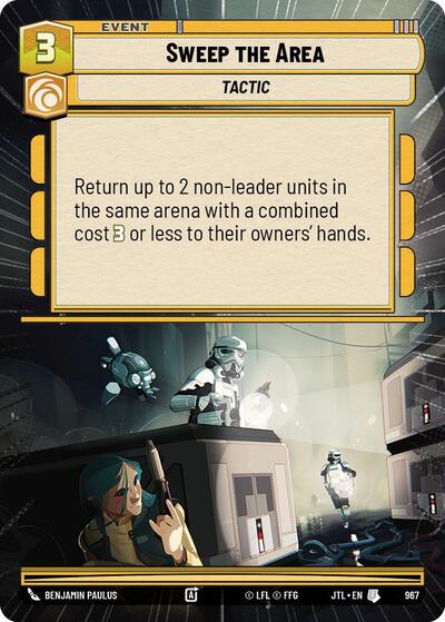 Sweep the Area (Hyperspace Foil)